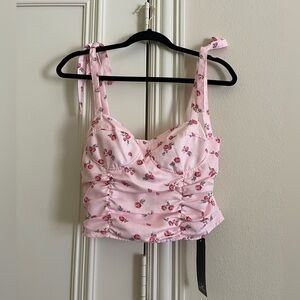 WELOOC Bustier Crop Top